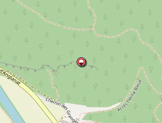 Carte de La Fleche Bleue à Orniac