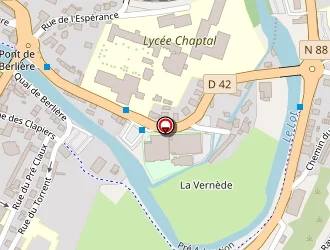 Carte de Seguin à Mende