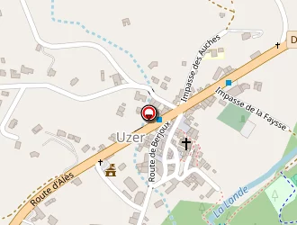 Carte de Urgence (services Locaux) à Uzer