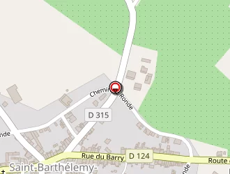 Carte de De Jongrand (groupement Agricole D'exploitation En Commun) à Saint-barthélemy-d'agenais