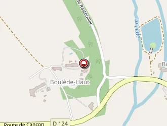 Carte de Le Mayne De Boulede à Monflanquin