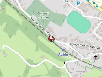 Carte de Les Tilleuls à Aubin