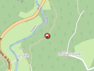 Carte de Serres Marie à Cabrerets