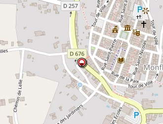 Carte de Au Coin Fleuri à Monflanquin