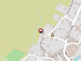 Carte de Etape Gourmande à Lanas