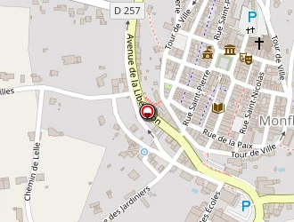 Carte de Salon Karine Marchès à Monflanquin