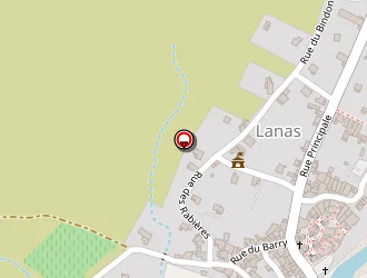 Carte de Rivière Et Beauté à Lanas