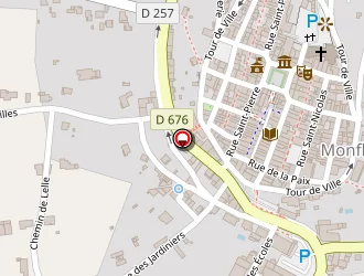 Carte de Au Bouton D'or à Monflanquin