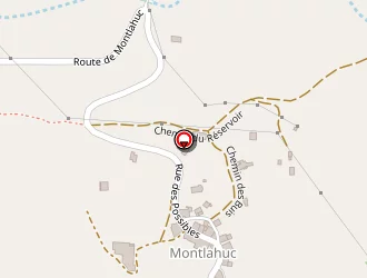 Carte de De Montlahuc à Bellegarde-en-diois