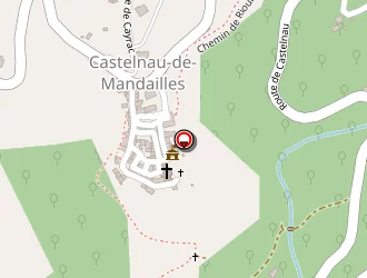 Carte de La Poste à Castelnau-de-mandailles