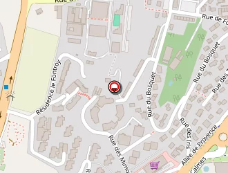 Carte de Station Esso Express Fontreyne à Gap