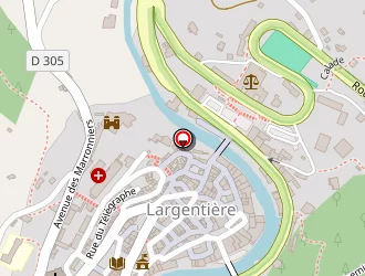 Carte de Le Saint M à Largentière