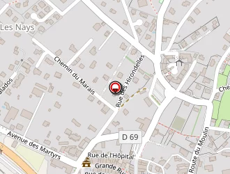 Carte de Paroisse Saint Victor à Chorges