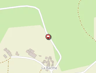 Carte de La Barthe à Montrodat