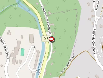 Carte de Omega Pharma à Largentière