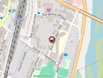 Carte de Gymnase Chamontin à Teil (le)