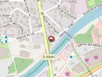 Carte de Intermarché Super à Baratier