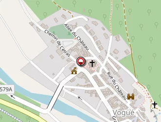 Carte de La Virginie à Vogüé