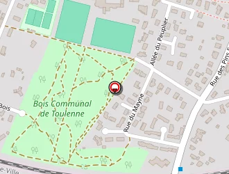 Carte de Lacombe Bruno à Toulenne