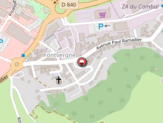 Carte de Bricorama à Decazeville