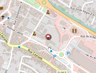 Carte de Foyer Logement Bellevue à Decazeville