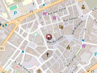 Carte de Carré Blanc à Gap