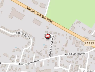 Carte de Ecole Publique Mixte à Toulenne