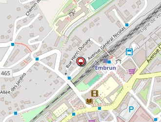 Carte de A Fleur De Peau à Embrun