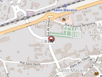 Carte de Billoir à Saint-macaire