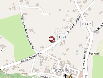 Carte de Ecoles Primaires Publiques à Faycelles