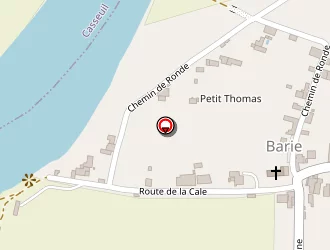 Carte de La Cale De Barie à Barie