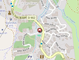 Carte de Hotel Les Escondus à Vars