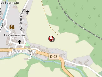 Carte de B.c.b (brun Cosme Bruni) à Beaurières