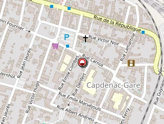 Carte de Ecole Primaire à Capdenac-gare