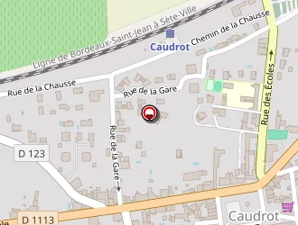 Carte de Delorme Agnès à Caudrot