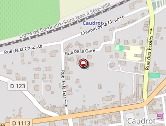 Carte de Xani à Caudrot