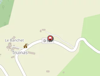 Carte de Des Hauches à Truinas