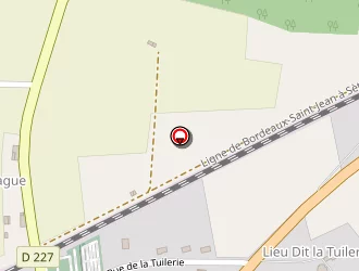 Carte de Via Stella à Caudrot