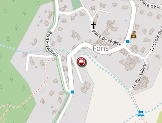 Carte de Veyrent Gérard à Fons