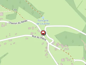 Carte de Couderc Robert à Béduer