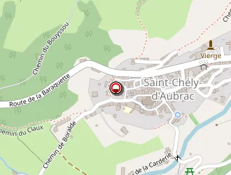 Carte de La Poste à Saint-chély-d'aubrac