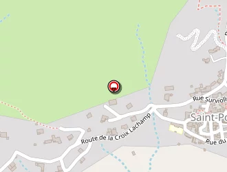 Carte de Roche Claude à Saint-pons