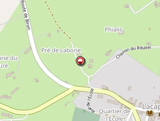 Carte de Ecole à Lacapelle-biron