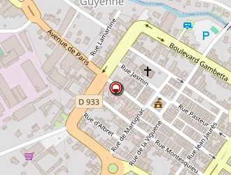 Carte de Le 21 à Miramont-de-guyenne