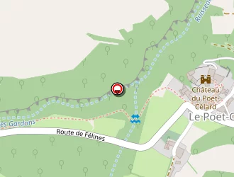 Carte de Saint André à Poët-célard (le)