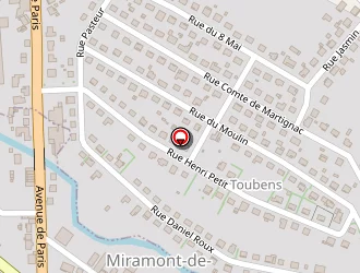 Carte de La Farinière à Miramont-de-guyenne