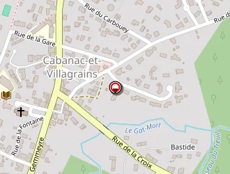 Carte de E2jp à Cabanac-et-villagrains