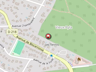 Carte de Camping Petit Nice à Teste-de-buch (la)