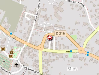 Carte de Pichet Immobilier à Mios