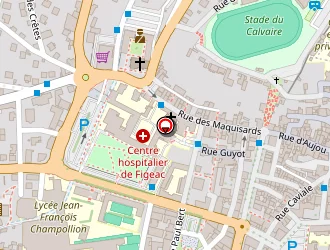 Carte de Hall De Presse à Figeac